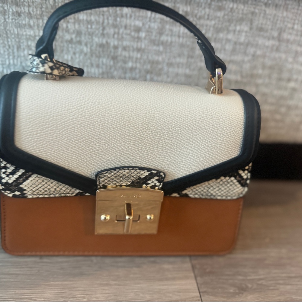 Aldo Cream and Brown purse
